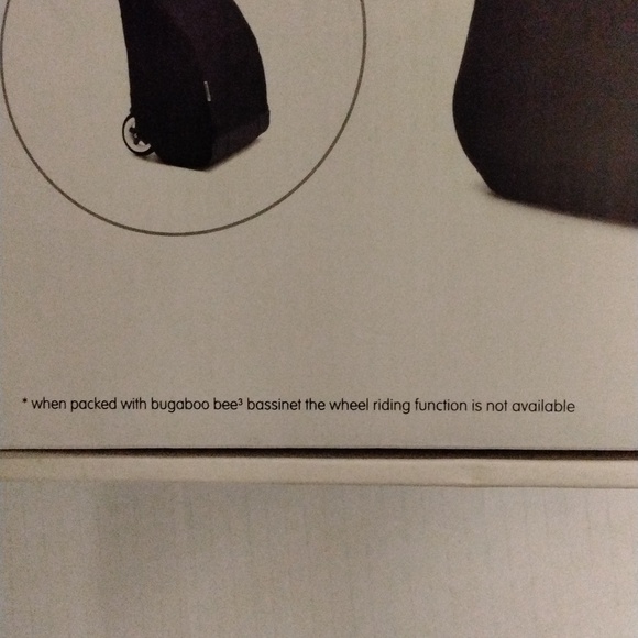 Bugaboo Compact Transport Bag 80562TB03 Black Red Bugaboo Travel Stroller Bag - Picture 4 of 4